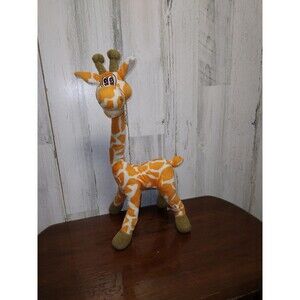 papel giftware plush-STRETCH giraffe orange and white 17" Tall